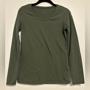 Olive Green Long Sleeve Tee
